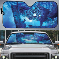 Kuri New Zealand Matariki Auto Sun Shade Aotearoa Dog Waka Maori New Year Galaxy Vibes