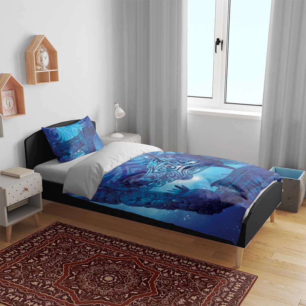 Kuri New Zealand Matariki Bedding Set Aotearoa Dog Waka Maori New Year Galaxy Vibes