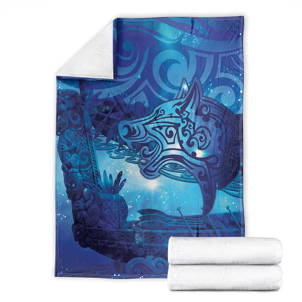 Kuri New Zealand Matariki Blanket Aotearoa Dog Waka Maori New Year Galaxy Vibes