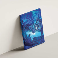 Kuri New Zealand Matariki Canvas Wall Art Aotearoa Dog Waka Maori New Year Galaxy Vibes