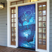 Kuri New Zealand Matariki Door Cover Aotearoa Dog Waka Maori New Year Galaxy Vibes