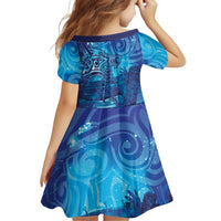 Kuri New Zealand Matariki Family Matching Puletasi and Hawaiian Shirt Aotearoa Dog Waka Maori New Year Galaxy Vibes LT14 - Polynesian Pride