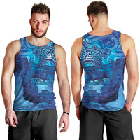 Kuri New Zealand Matariki Men Tank Top Aotearoa Dog Waka Maori New Year Galaxy Vibes LT14 - Polynesian Pride