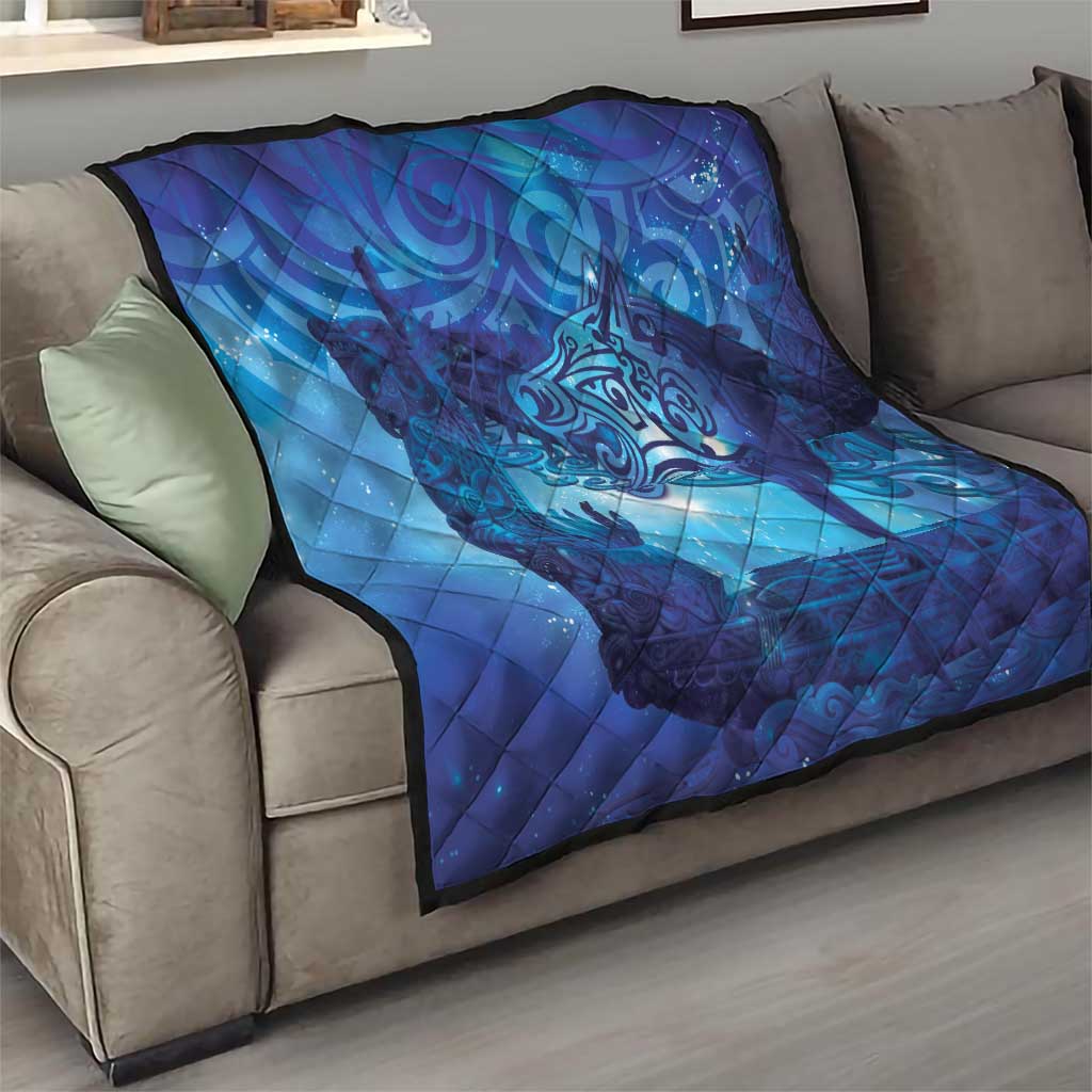 Kuri New Zealand Matariki Quilt Aotearoa Dog Waka Maori New Year Galaxy Vibes