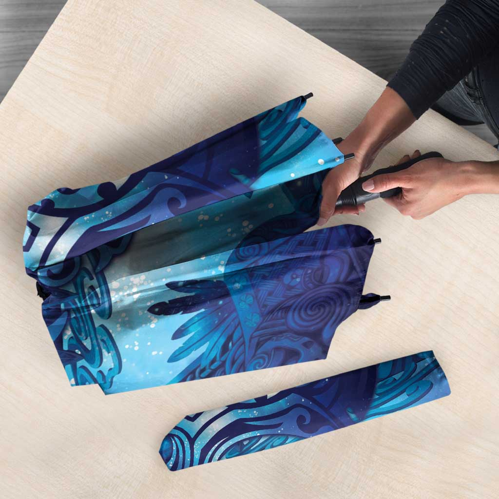 Kuri New Zealand Matariki Umbrella Aotearoa Dog Waka Maori New Year Galaxy Vibes