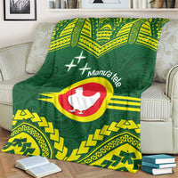 Manu'a Flag Day Blanket Polynesian Pattern National Color Proud
