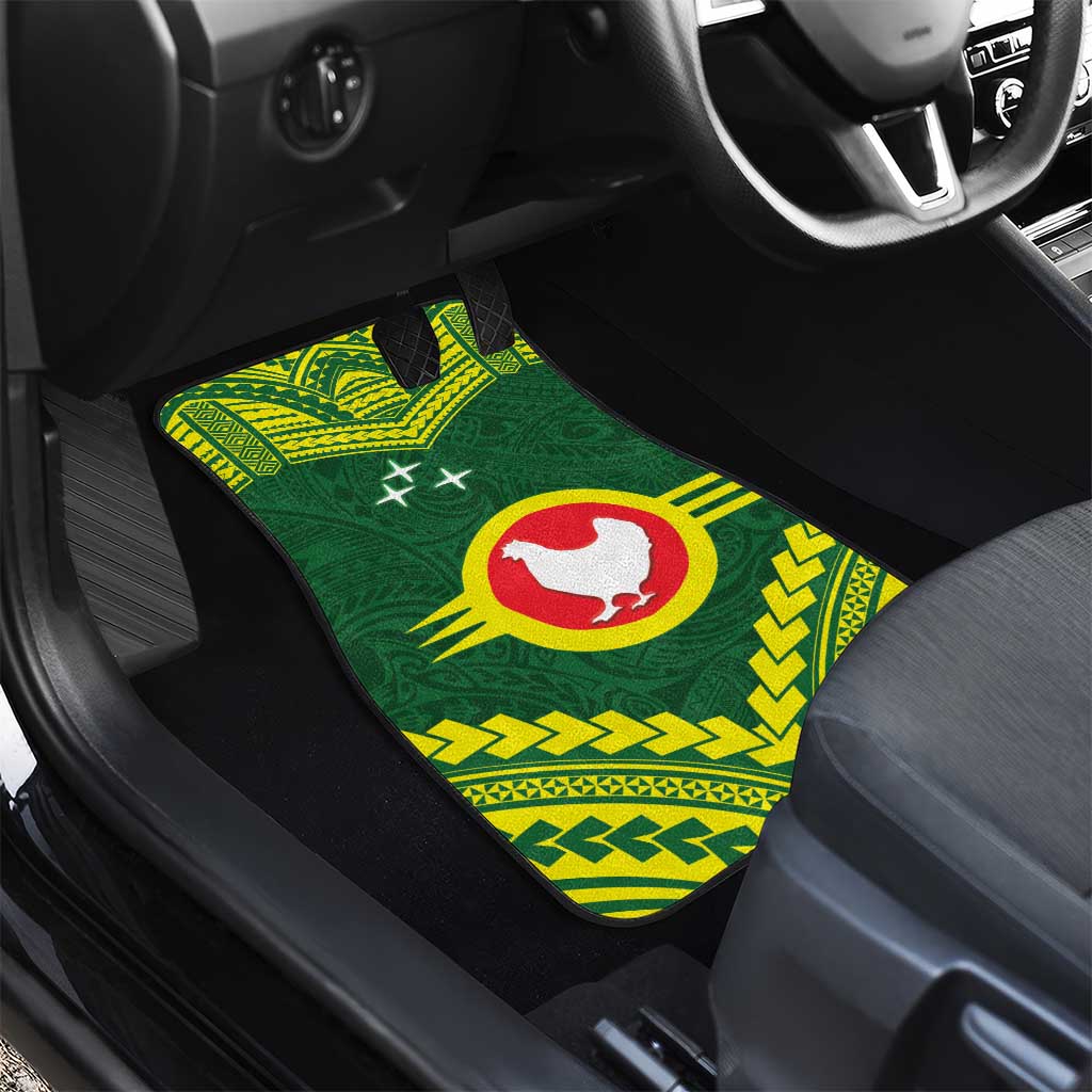 Manu'a Flag Day Car Mats Polynesian Pattern National Color Proud