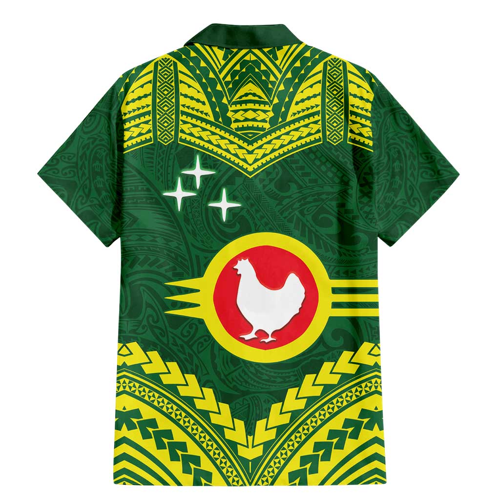 Manu'a Flag Day Family Matching Mermaid Dress and Hawaiian Shirt Polynesian Pattern National Color Proud