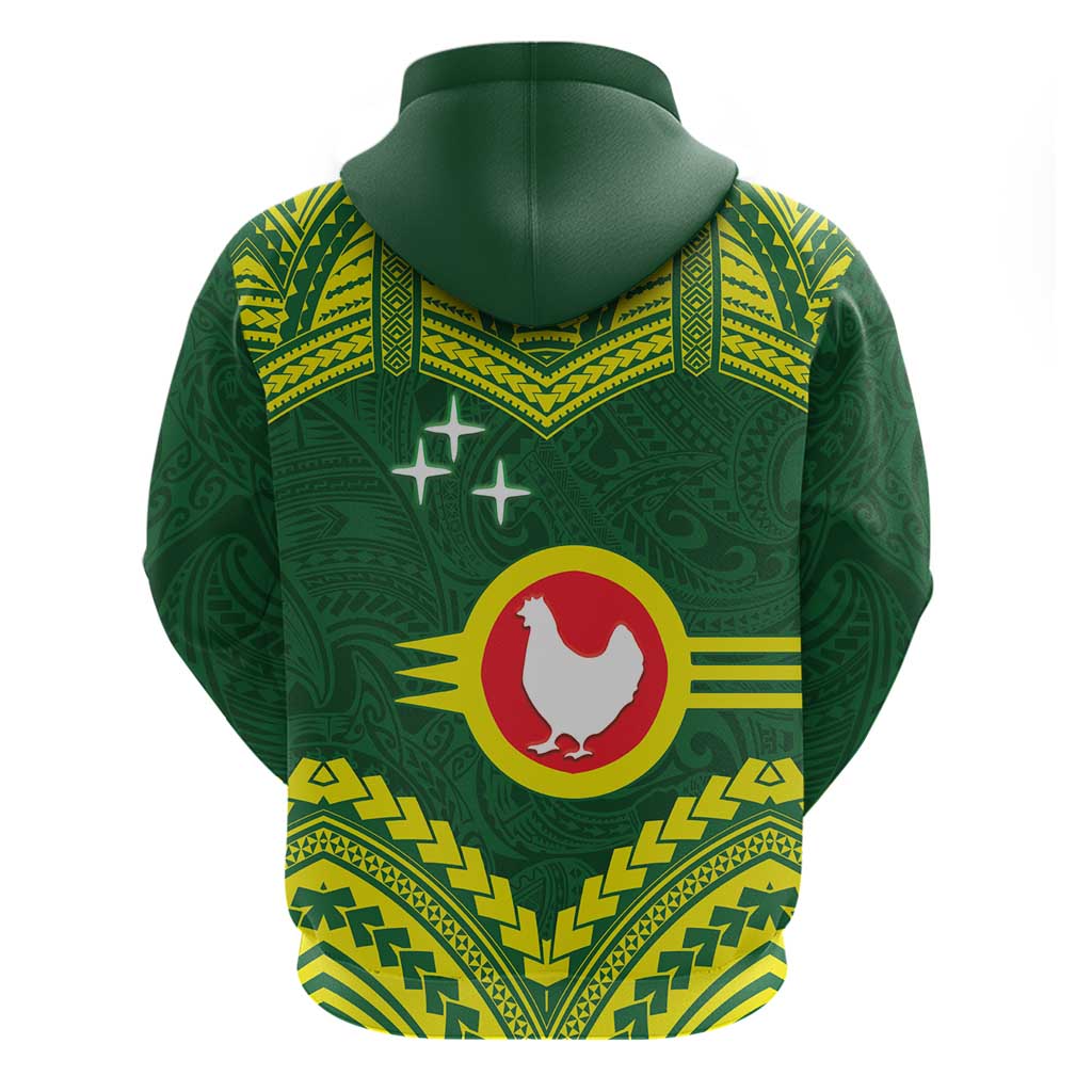 Manu'a Flag Day Hoodie Polynesian Pattern National Color Proud