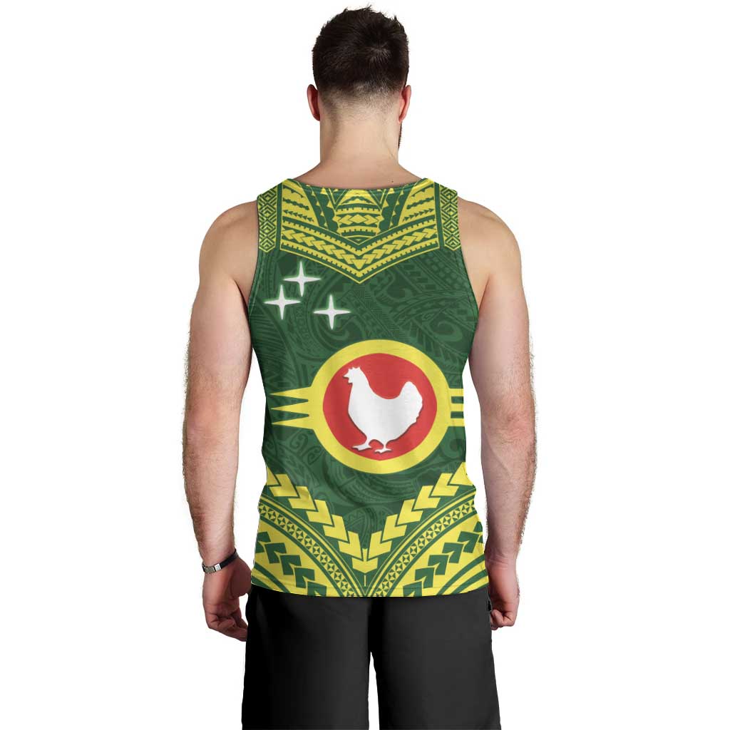 Manu'a Flag Day Men Tank Top Polynesian Pattern National Color Proud