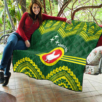 Manu'a Flag Day Quilt Polynesian Pattern National Color Proud
