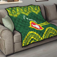 Manu'a Flag Day Quilt Polynesian Pattern National Color Proud