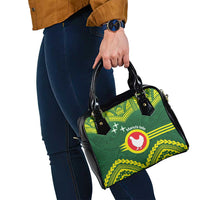 Manu'a Flag Day Shoulder Handbag Polynesian Pattern National Color Proud