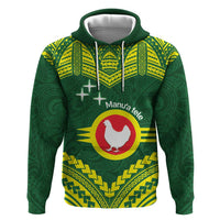 Manu'a Flag Day Zip Hoodie Polynesian Pattern National Color Proud