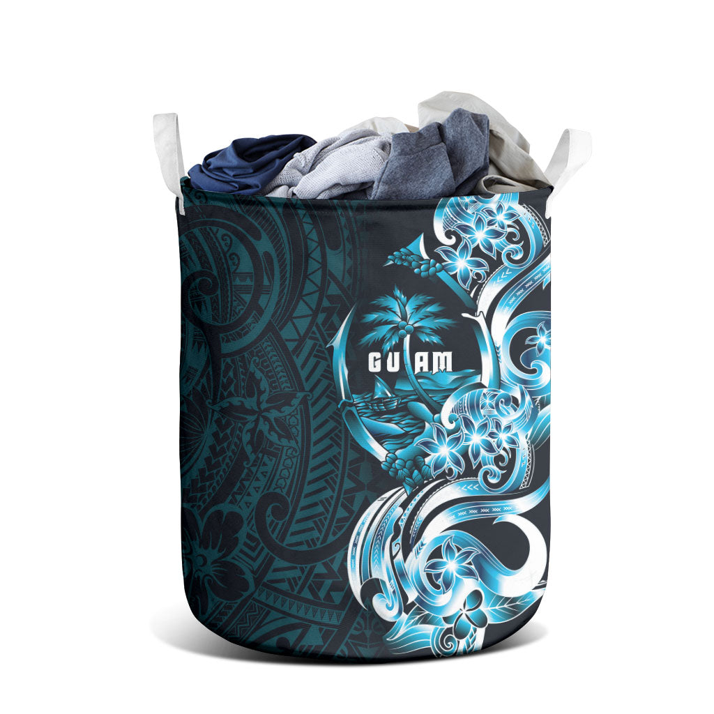 Asut Guam Chamorro Laundry Basket Guahan Seal Tattoo LT14 - Polynesian Pride