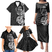 Attelong Guam Chamorro Family Matching Puletasi and Hawaiian Shirt Guahan Seal Tattoo LT14 - Polynesian Pride