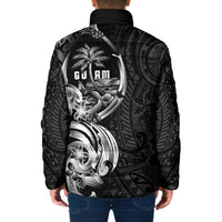 Attelong Guam Chamorro Padded Jacket Guahan Seal Tattoo LT14 - Polynesian Pride