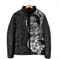 Attelong Guam Chamorro Padded Jacket Guahan Seal Tattoo LT14 - Polynesian Pride