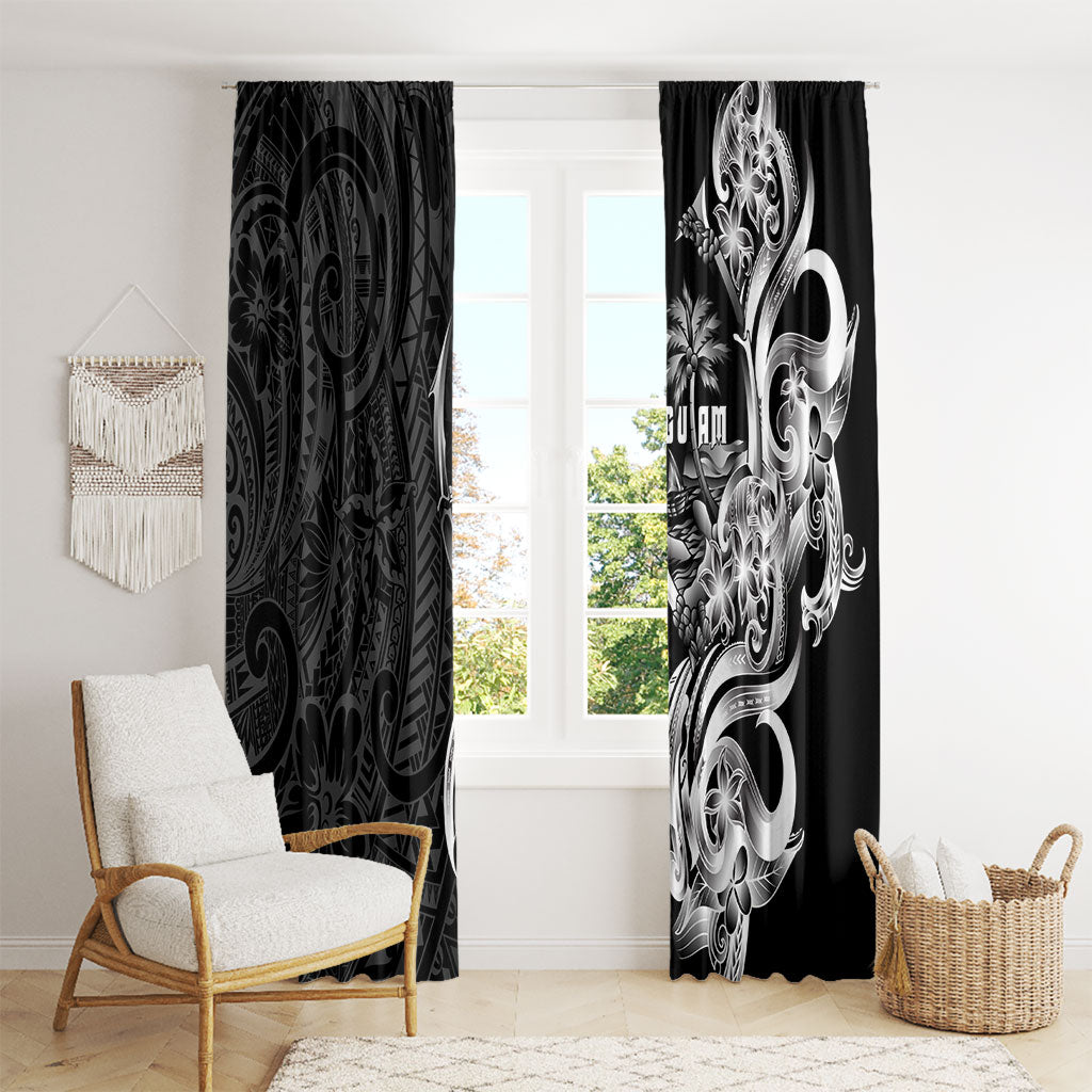 Attelong Guam Chamorro Window Curtain Guahan Seal Tattoo LT14 - Polynesian Pride