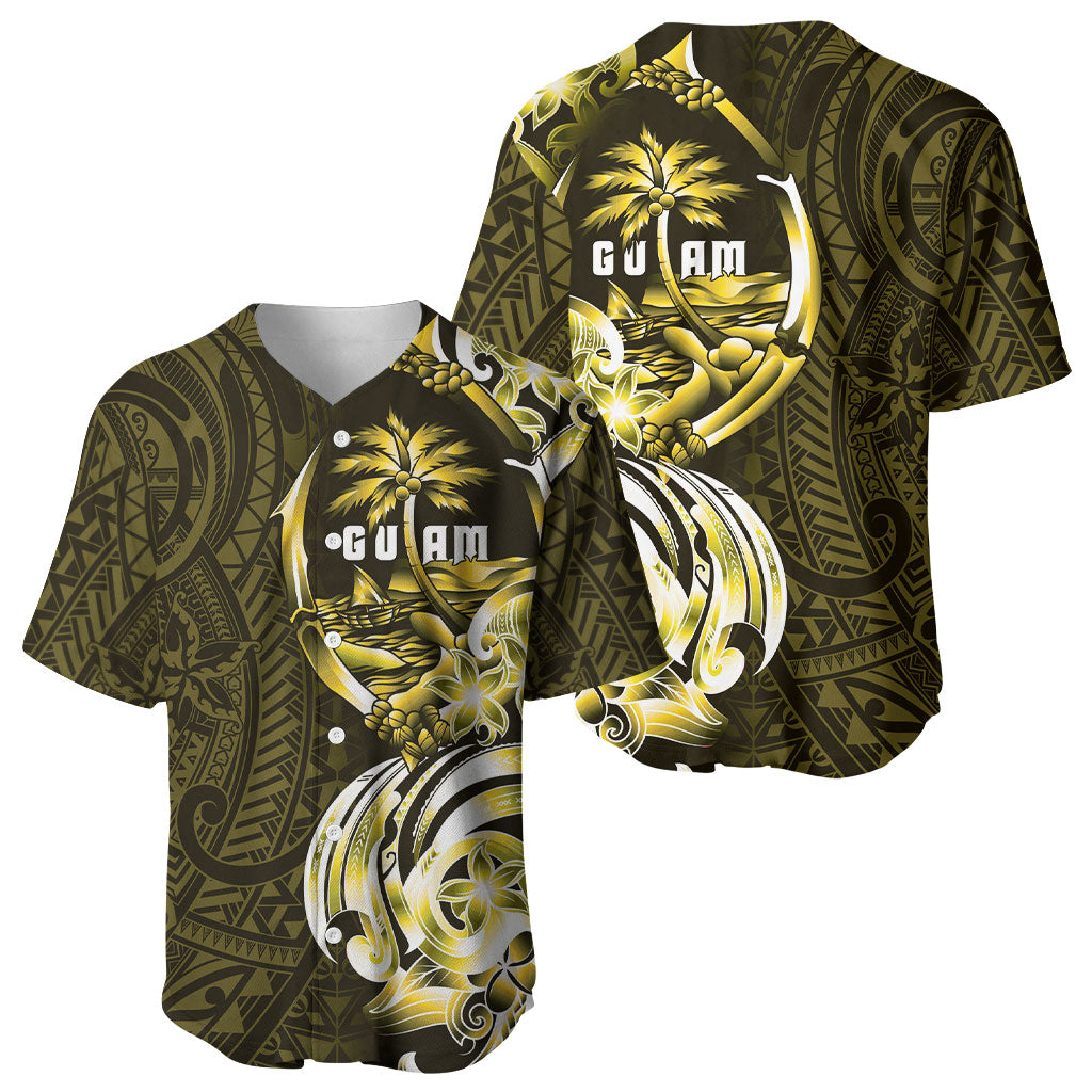 Amariyu Guam Chamorro Baseball Jersey Guahan Seal Tattoo LT14 - Polynesian Pride