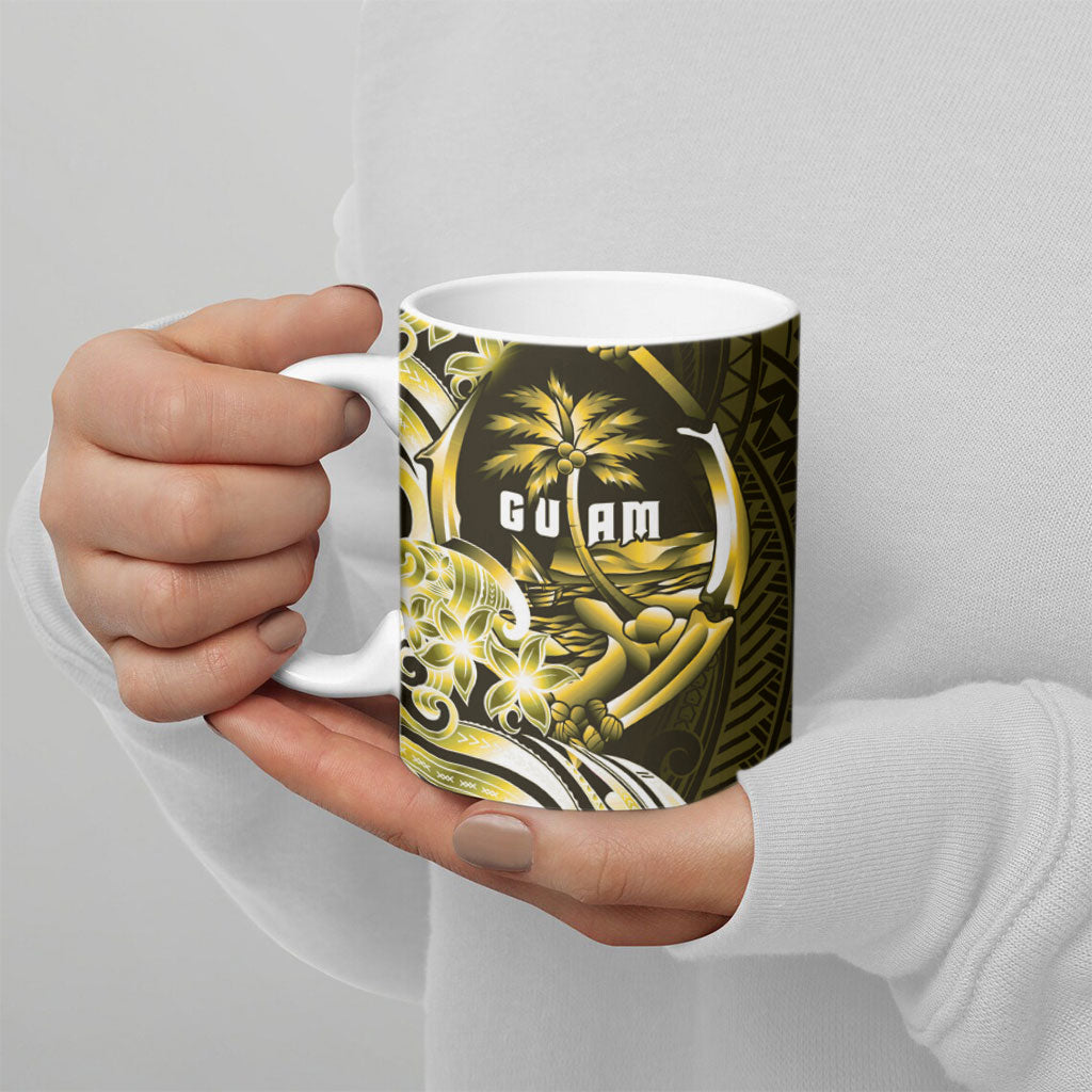 Amariyu Guam Chamorro Ceramic Mug Guahan Seal Tattoo LT14 - Polynesian Pride