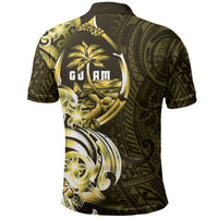 Amariyu Guam Chamorro Polo Shirt Guahan Seal Tattoo LT14 - Polynesian Pride