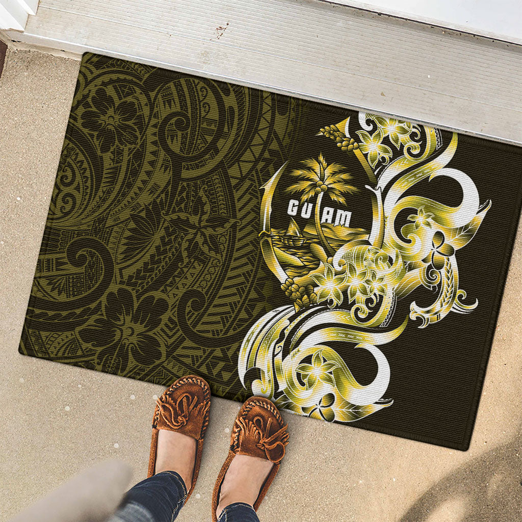 Amariyu Guam Chamorro Rubber Doormat Guahan Seal Tattoo LT14 - Polynesian Pride
