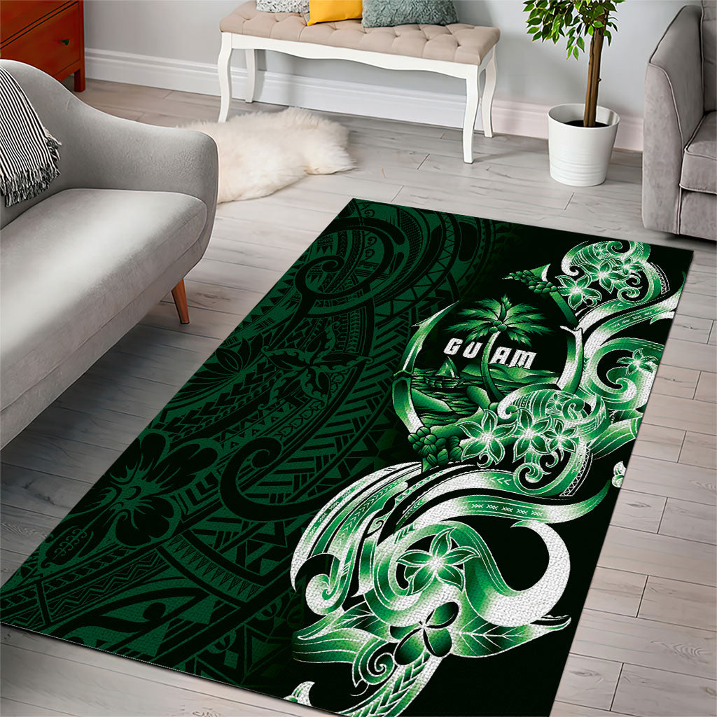 Betde Guam Chamorro Area Rug Guahan Seal Tattoo LT14 - Polynesian Pride