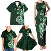 Betde Guam Chamorro Family Matching Tank Maxi Dress and Hawaiian Shirt Guahan Seal Tattoo LT14 - Polynesian Pride