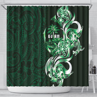 Betde Guam Chamorro Shower Curtain Guahan Seal Tattoo LT14 - Polynesian Pride