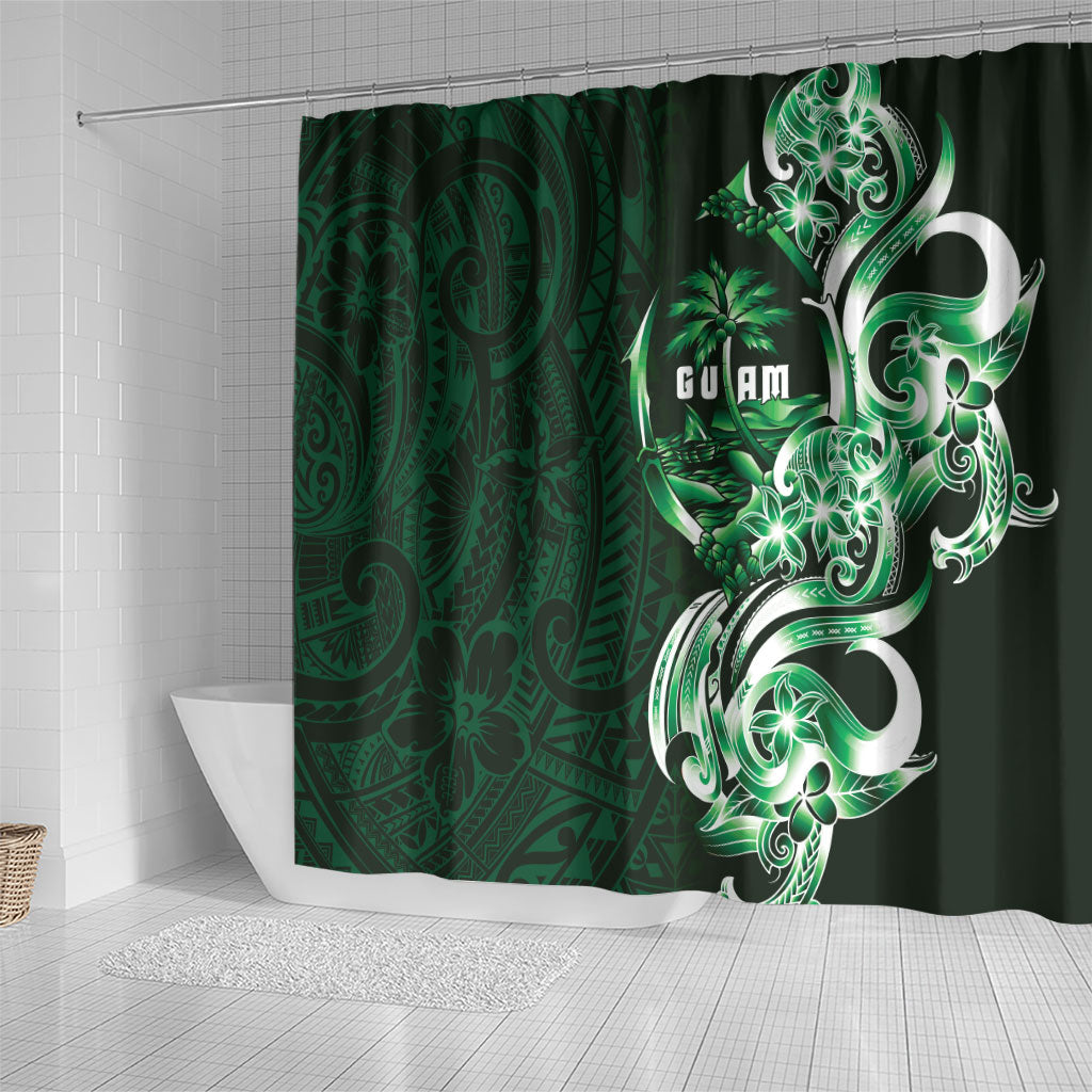 Betde Guam Chamorro Shower Curtain Guahan Seal Tattoo LT14 - Polynesian Pride