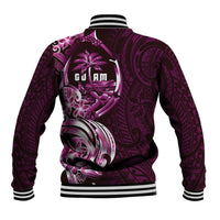 Kulot Di Rosa Guam Chamorro Baseball Jacket Guahan Seal Tattoo LT14 - Polynesian Pride