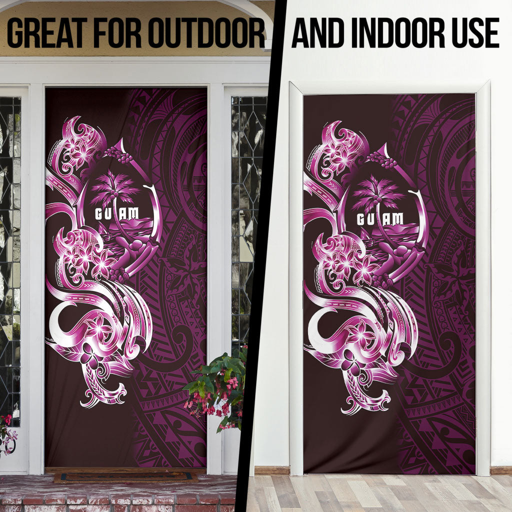 Kulot Di Rosa Guam Chamorro Door Cover Guahan Seal Tattoo LT14 - Polynesian Pride