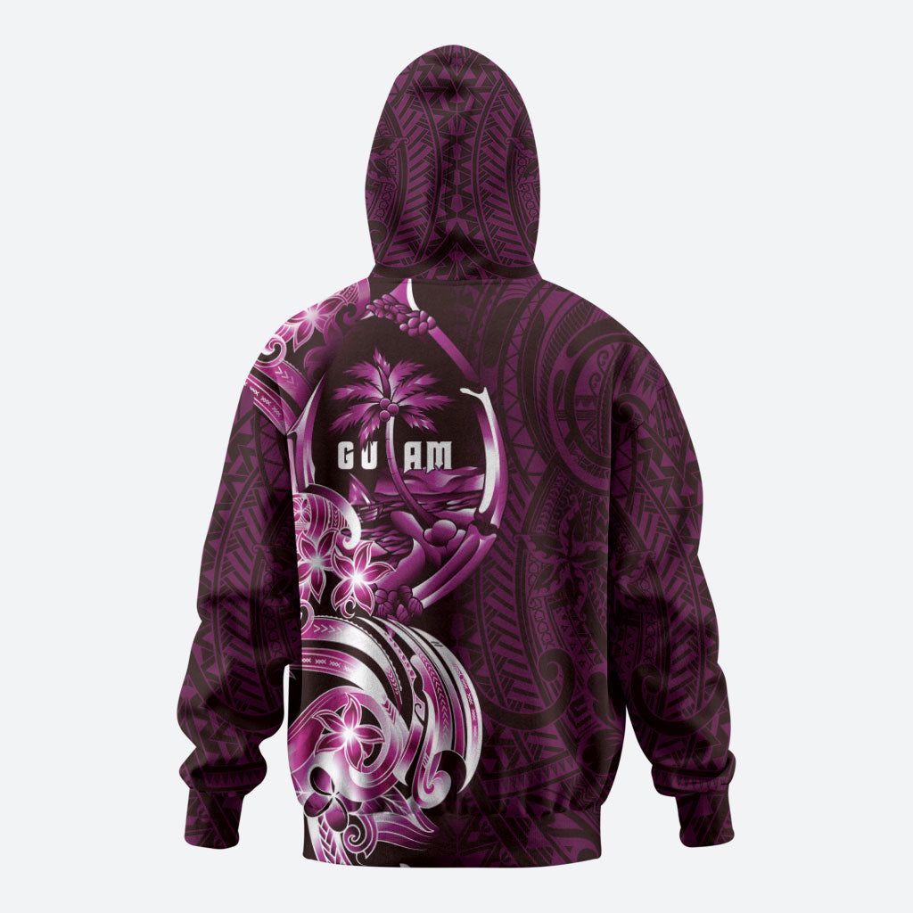 Kulot Di Rosa Guam Chamorro Hoodie Guahan Seal Tattoo LT14 - Polynesian Pride
