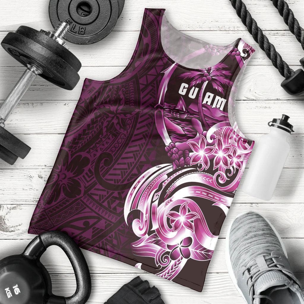 Kulot Di Rosa Guam Chamorro Men Tank Top Guahan Seal Tattoo LT14 - Polynesian Pride