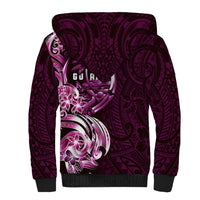 Kulot Di Rosa Guam Chamorro Sherpa Hoodie Guahan Seal Tattoo LT14 - Polynesian Pride