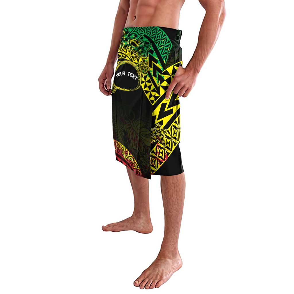 Personalised Nukuoro Atoll Lavalava Polynesian Tattoo Curves Reggae Version