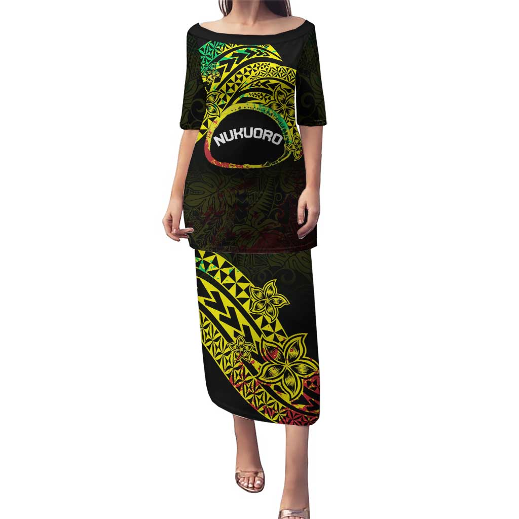 Personalised Nukuoro Atoll Puletasi Polynesian Tattoo Curves Reggae Version