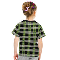 Aloha Hawaii Pakalana Pikake Lei Kid T Shirt Palaka Inspired Hawaiian-plaid Black