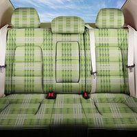 Aloha Hawaii Pakalana Pikake Lei Back Car Seat Cover Palaka Inspired Hawaiian-plaid Pastel Green