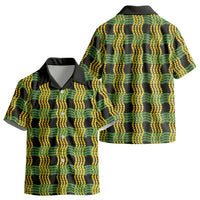 Aloha Hawaii Ilima Maile Lei Kid Hawaiian Shirt Palaka Inspired Hawaiian-plaid Black