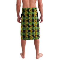 Aloha Hawaii Ilima Maile Lei Lavalava Palaka Inspired Hawaiian-plaid Black