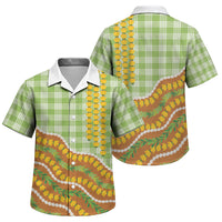 Hawaii Leis Palaka Motifs Family Matching Tank Maxi Dress and Hawaiian Shirt Pikake Pakalana Maile Ilima Kakau Style