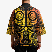 Marquesas Islands Kimono Marquesan Tattoo Yellow Gradient - Polynesian Pride