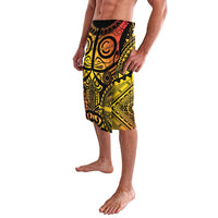Marquesas Islands Lavalava Marquesan Tattoo Yellow Gradient - Polynesian Pride