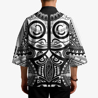 Marquesas Islands Kimono Marquesan Tattoo Black White Color - Polynesian Pride