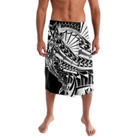 Black White Marquesas Islands Lavalava Marquesan Matatiki Hammerhead Shark Patutiki - Polynesian Pride