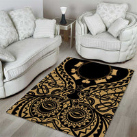 Austral Islands Area Rug Tuhaa Pae Penu Stars Necklace Gold - Polynesian Pride