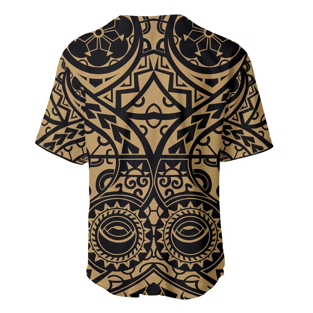 Austral Islands Baseball Jersey Tuhaa Pae Penu Stars Necklace Gold - Polynesian Pride