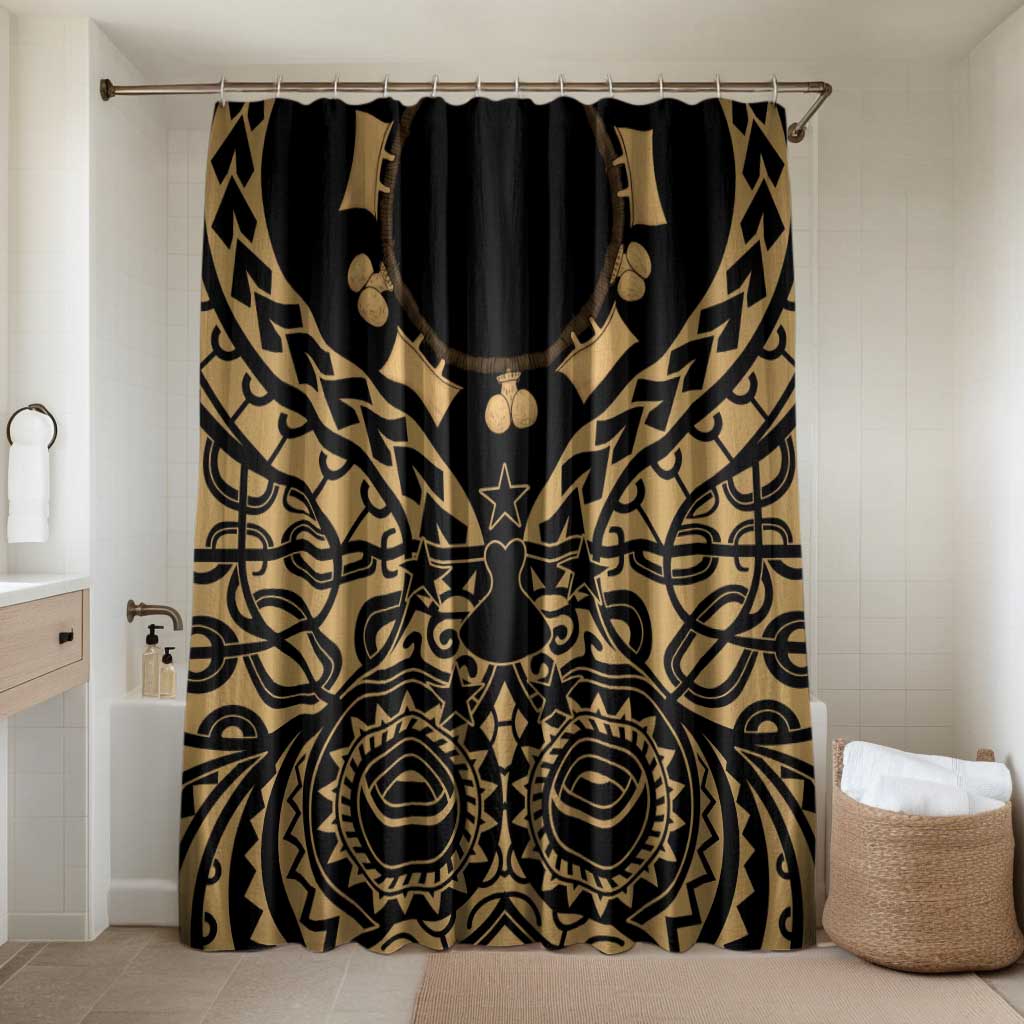 Austral Islands Bathroom Set Tuhaa Pae Penu Stars Necklace Gold - Polynesian Pride